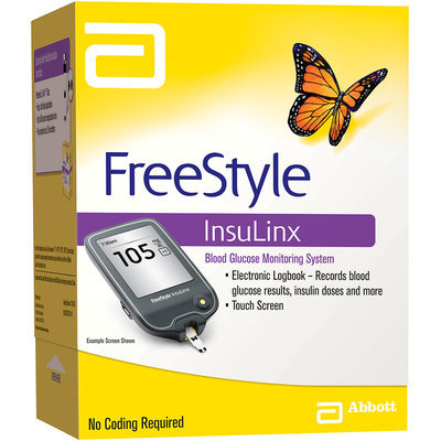 FreeStyle InsuLinx Blood Glucose Monitoring System Kit Retail
