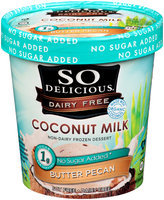 So Delicious® Coconut Milk Butter Pecan Non-Dairy Frozen Dessert 1 pt. Tub