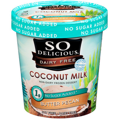 So Delicious® Coconut Milk Butter Pecan Non-Dairy Frozen Dessert 1 pt. Tub