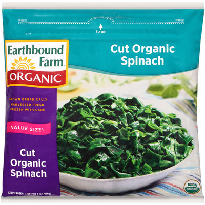 Earthbound Farm® Cut Organic Spinach 2 lb. Package
