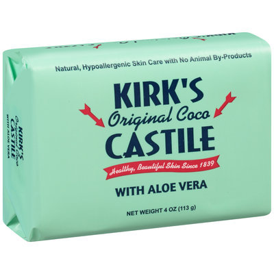 Kirk's Castile Original Coco with Aloe Vera Bar Soap 4 oz. Pack