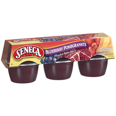 Seneca Blueberry Pomegranate 4 Oz Apple Sauce 6 Ct Cups