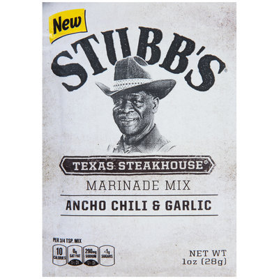 Stubb's® Texas Steakhouse® Marinade Mix 1 oz. Pouch