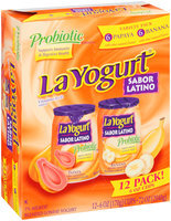 La Yogurt® Probiotic Sabor Latino Variety Pack Papaya/Banana Blended Lowfat Yogurt 12-6 oz. Cups