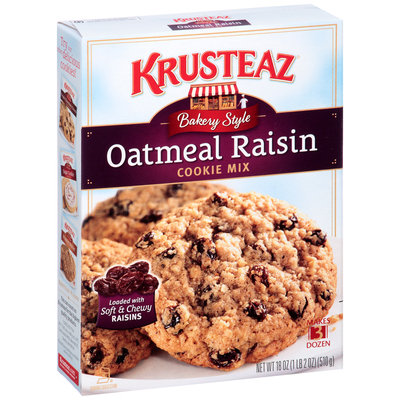Krusteaz® Bakery Style Oatmeal Raisin Cookie Mix 18 oz. Box