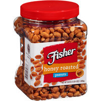 Fisher® Honey Roasted Peanuts 36 oz. Plastic Container