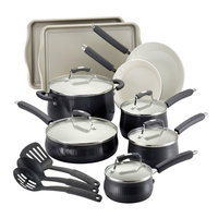 Meyer Corporation Paula Deen 17-pc. Savannah Collection Cookware set with Bakeware, Black