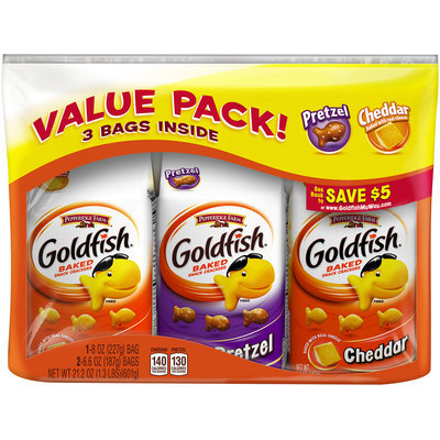 Goldfish® Cheddar Pretzel Crackers Variety Pack