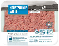 Honeysuckle White Fresh 93% Ground Turkey Pre-priced Exact Weight 1.2 lb 6P