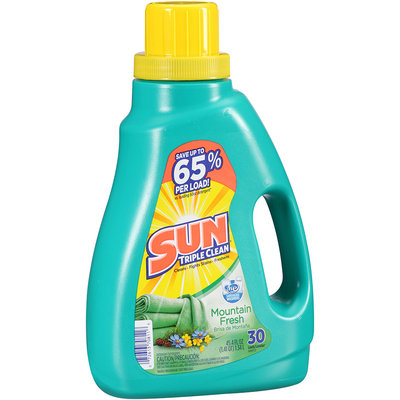 Sun® Mountain Fresh Laundry Detergent 30 Loads 45.4 Fl Oz Plastic Jug