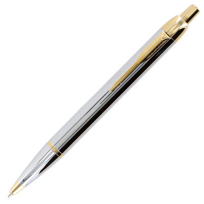 Parker Chrome/ Goldtone Retractable Ballpoint Pen