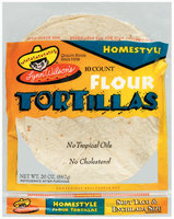 Lynn Wilson's Homestyle Soft Taco & Enchilada Size 10 Ct Flour Tortillas 20 Oz Bag