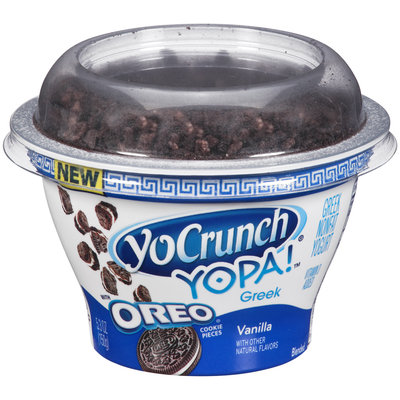 YoCrunch® Yopa!™ Vanilla with Oreo® Cookie Pieces Greek Nonfat Yogurt