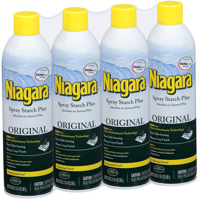 Niagara® Original Spray Starch Plus 4-20 oz. Aerosol Cans
