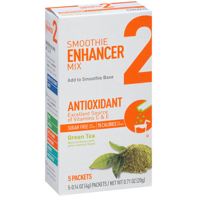 Smoothie Enhancer Mix 2 Antioxidant Green Tea 5-0.14 oz. Packets