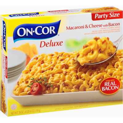 On-Cor Deluxe Macaroni & Cheese with Bacon Party Size 70 oz. Box