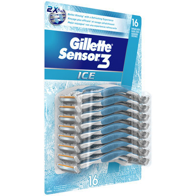 Gillette Sensor3 Ice Men's Disposable Razor