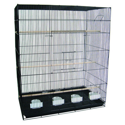 Yml Large Breeder Bird Cage Color: Black