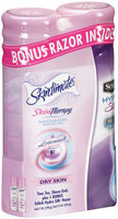 Skintimate® Skin Therapy Dry Skin Moisturizing Shave Gel 2-7 oz. Aerosol Cans with Bonus Schick Hydro Silk Razor