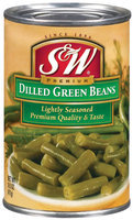 S&W® Dilled Lightly Seasoned Green Beans 14.5 oz. Can