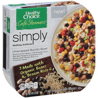 Healthy Choice® Cafe Steamers® Simply Unwrapped Burrito Bowl 9 oz. Box