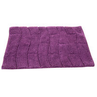 Textile Decor Castle 100% Cotton New Tile Spray Latex Back Bath Rug, 34 H X 21 W, Sage