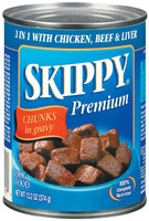 Skippy® Dog Food with Chicken Beef & Liver Chunks in Gravy