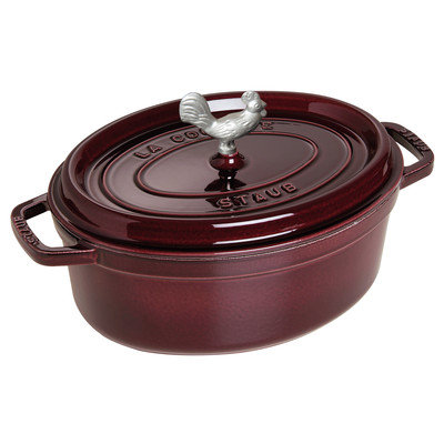 Staub Coq Au Vin Cocotte - Enameled Cast Iron, 4.25 qt.