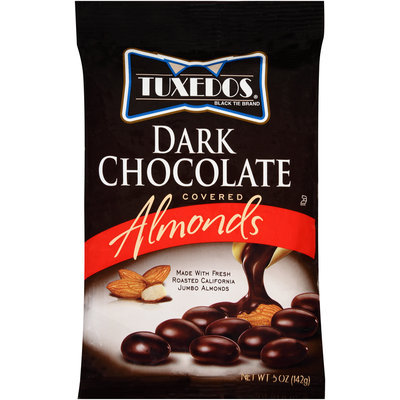 Tuxedos® Black Tie Brand Dark Chocolate Covered Almonds
