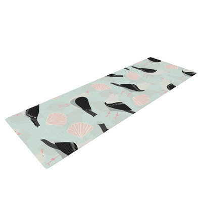 Kess Inhouse Seagulls and Shells by Michelle Drew Yoga Mat