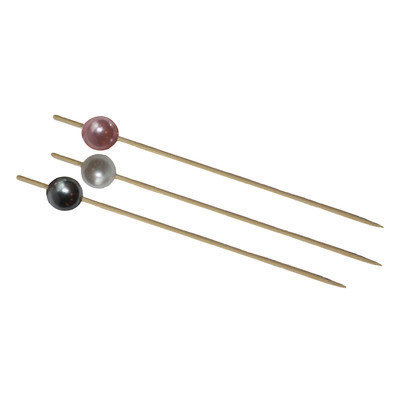 Restaurantware Multicolored Bamboo Pearl Skewer (1000 Count)