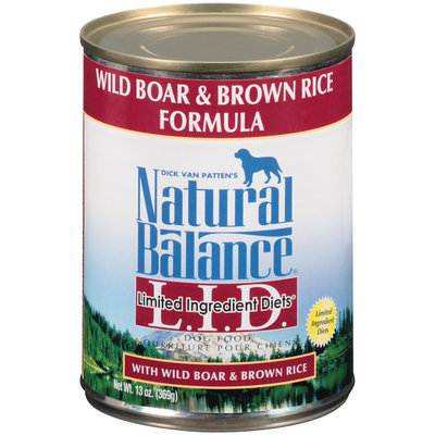 Natural Balance® Limited Ingredients Diets® Wild Boar & Brown Rice Formula Dog Food 13 oz. Can