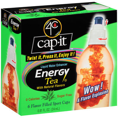 4C Cap-It™ Liquid Water Enhancer Energy Tea .81 fl. oz. Box