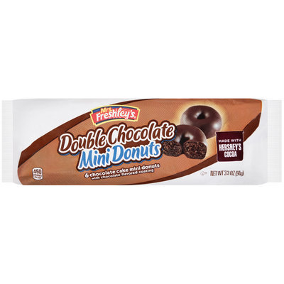 Mrs. Freshley's® Double Chocolate Mini Donuts 3.3 oz. Pack