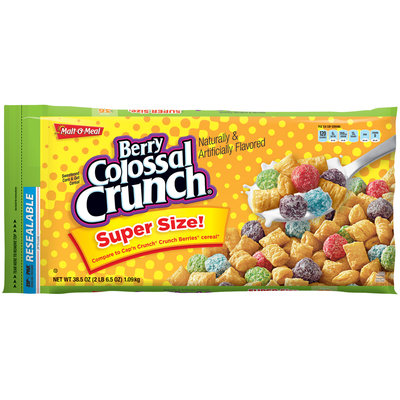 Malt-O-Meal® Berry Colossal Crunch® Cereal 38.5 oz. ZIP-PAK®