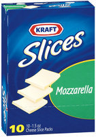 Kraft Mozzarella 1.5 Oz Cheese Slices 10 Ct Box