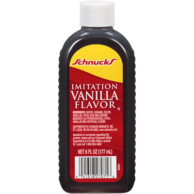 Schnucks® Imitation Vanilla Flavor 6 fl. oz. Bottle