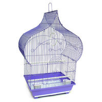 Yml Taj Mahal Top Shape Bird Cage Color: Purple