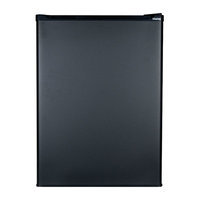 Haier 2.7 Cu. Ft. Compact Refrigerator/Freezer Color: Black