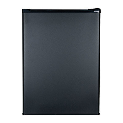 Haier 2.7 Cu. Ft. Compact Refrigerator/Freezer Color: Black