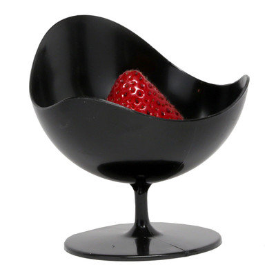 Restaurantware Ball Fruit Chair Color: Black