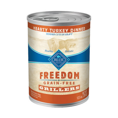 THE BLUE BUFFALO CO. BLUE™ Freedom® Grain-Free Grillers Hearty Turkey Dinner For Adult Dogs