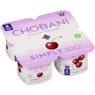 Chobani® Simply 100® Blackberry Blended Greek Yogurt