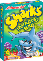 Schnucks® Sharks Fruit Flavored Snacks 4.8 oz. Box