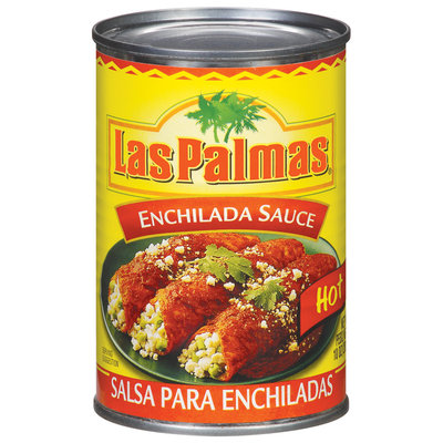 Las Palmas Hot Enchilada Sauce 10 Oz Can
