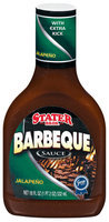 Stater Bros. Jalapeno Barbeque Sauce 18 Fl Oz Plastic Bottle
