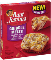 Aunt Jemima® Sausage, Egg & Cheese Griddle Melts™ 10 oz. Box
