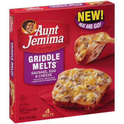 Aunt Jemima® Sausage, Egg & Cheese Griddle Melts™ 10 oz. Box