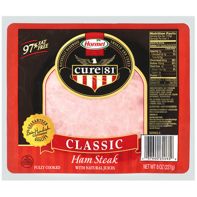 Hormel® Cure 81® Classic Ham Steak 8 oz. Package
