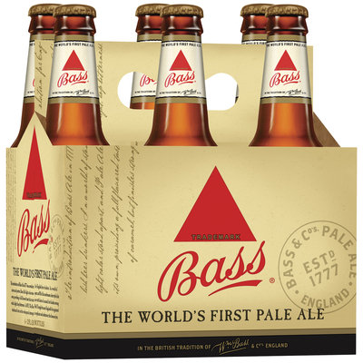 Bass 12 Oz Pale Ale 6 Pk Glass Bottles